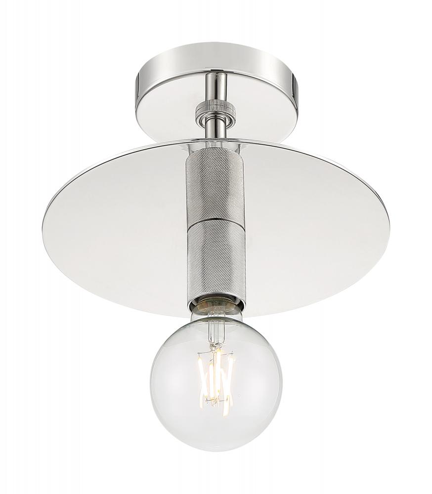 BIZET 1 LIGHT SEMI FLUSH<span class=' ItemWarning' style='display:block;'>Item is usually in stock, but we&#39;ll be in touch if there&#39;s a problem<br /></span>