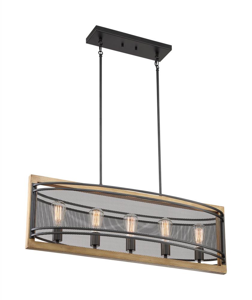 ATELIER 5 LIGHT ISLAND PENDANT<span class=' ItemWarning' style='display:block;'>Item is usually in stock, but we&#39;ll be in touch if there&#39;s a problem<br /></span>