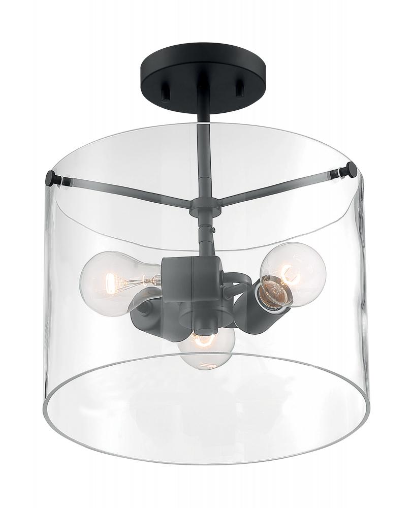 SOMMERSET 3 LIGHT SEMI FLUSH<span class=' ItemWarning' style='display:block;'>Item is usually in stock, but we&#39;ll be in touch if there&#39;s a problem<br /></span>