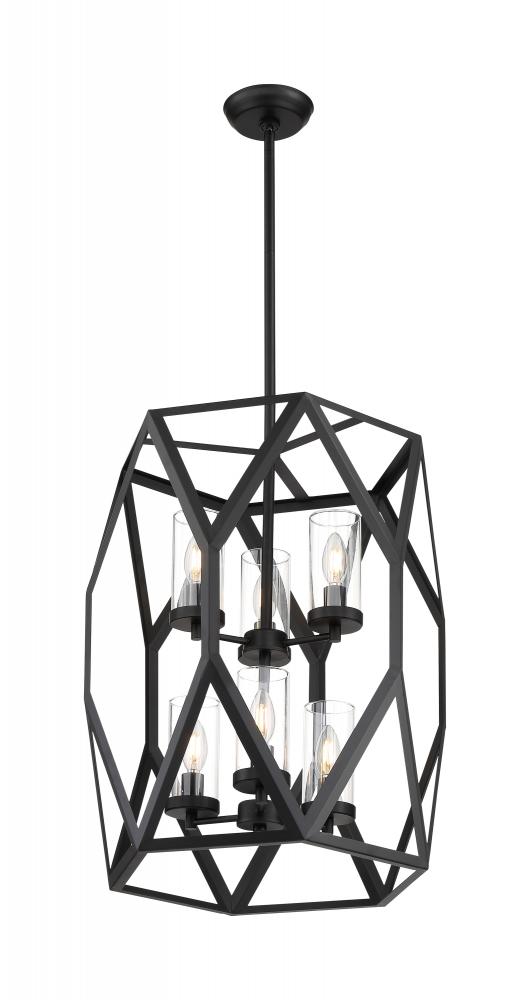 ZEMI 6 LIGHT FOYER PENDANT<span class=' ItemWarning' style='display:block;'>Item is usually in stock, but we&#39;ll be in touch if there&#39;s a problem<br /></span>