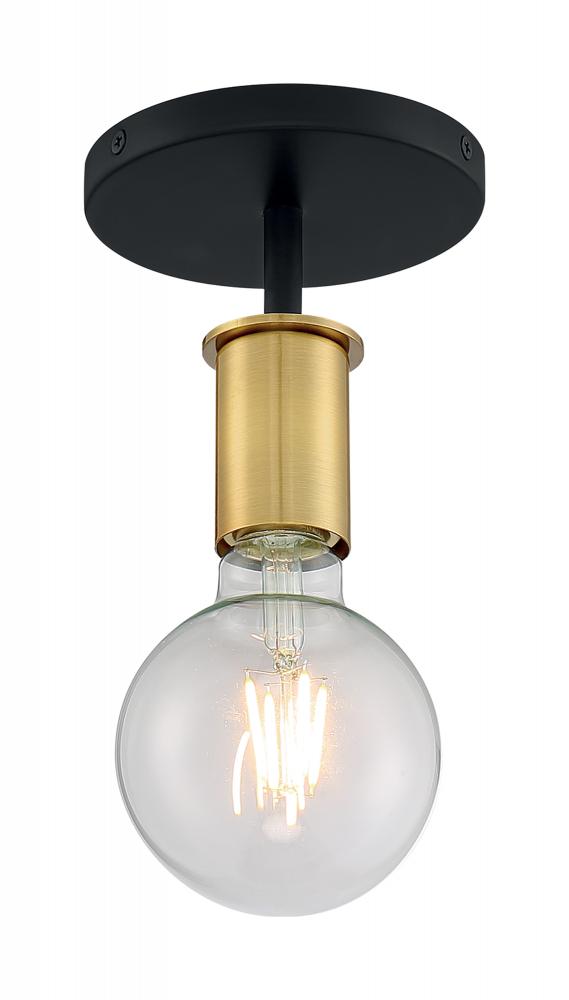 RYDER 1 LIGHT SEMI FLUSH<span class=' ItemWarning' style='display:block;'>Item is usually in stock, but we&#39;ll be in touch if there&#39;s a problem<br /></span>