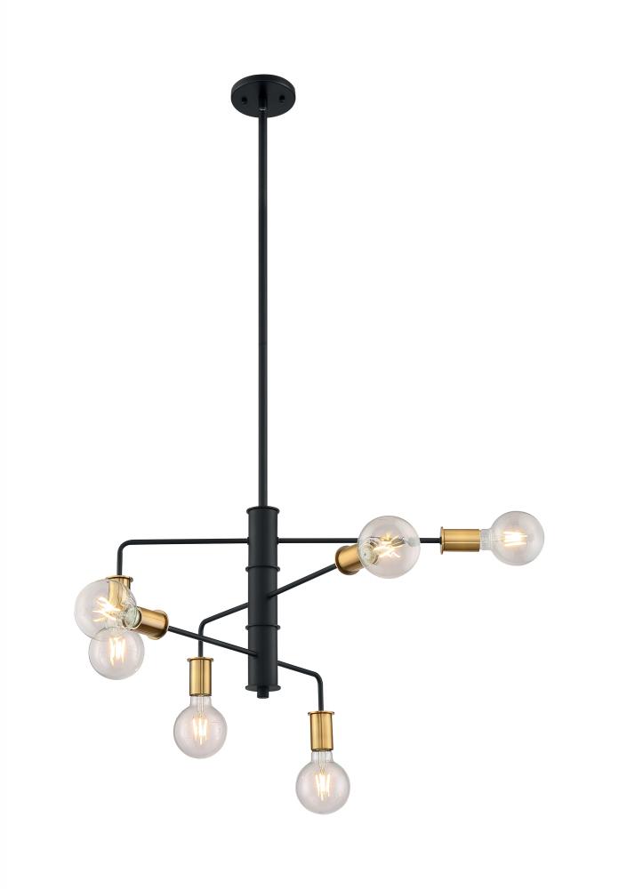 RYDER 6 LIGHT CHANDELIER<span class=' ItemWarning' style='display:block;'>Item is usually in stock, but we&#39;ll be in touch if there&#39;s a problem<br /></span>