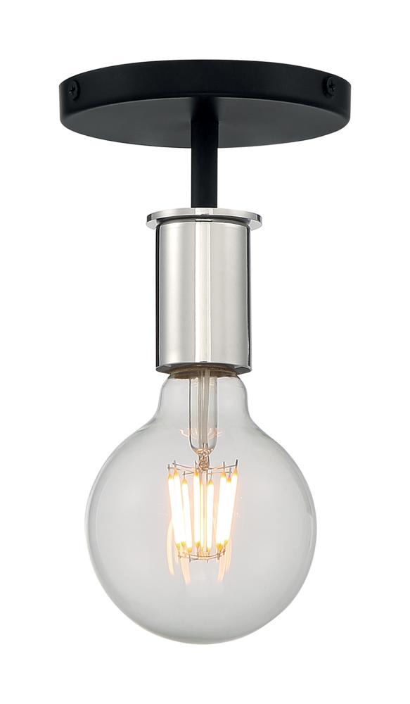 RYDER 1 LIGHT SEMI FLUSH<span class=' ItemWarning' style='display:block;'>Item is usually in stock, but we&#39;ll be in touch if there&#39;s a problem<br /></span>