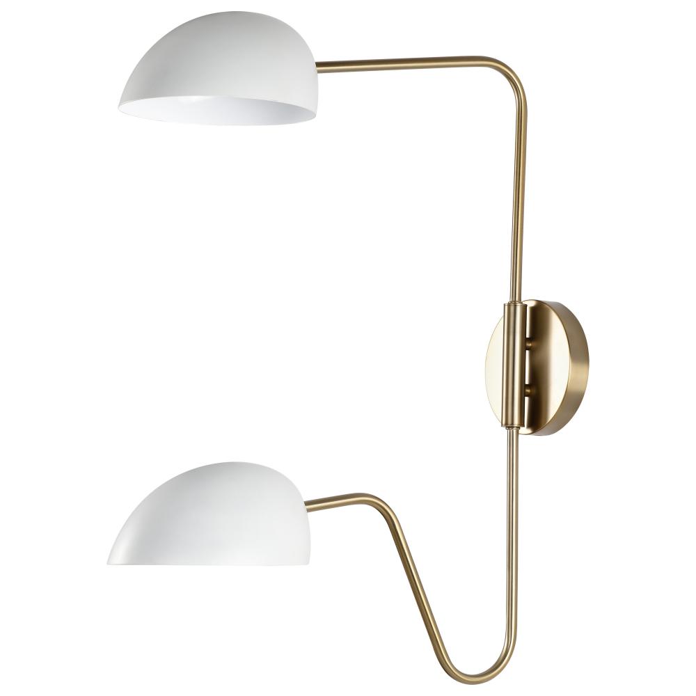 TRILBY 2 LIGHT WALL SCONCE<span class=' ItemWarning' style='display:block;'>Item is usually in stock, but we&#39;ll be in touch if there&#39;s a problem<br /></span>