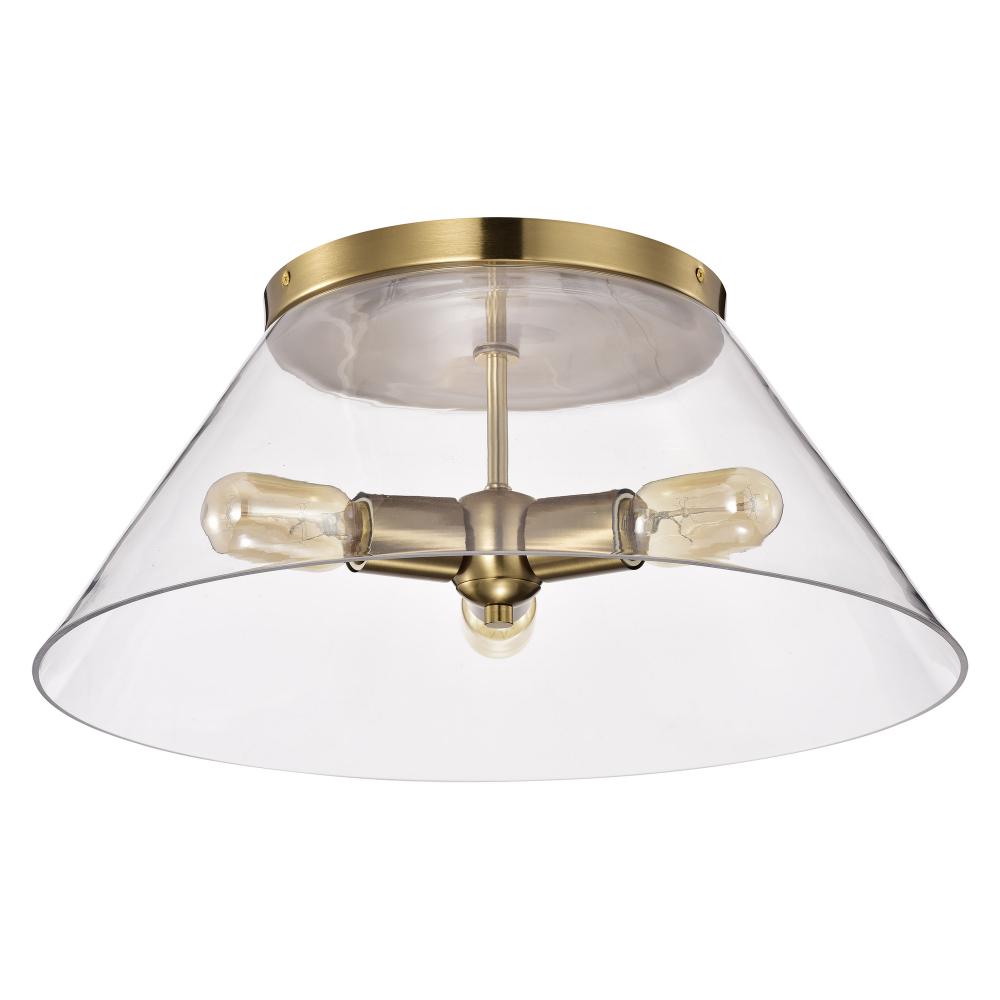 DOVER 3 LIGHT LARGE FLUSH<span class=' ItemWarning' style='display:block;'>Item is usually in stock, but we&#39;ll be in touch if there&#39;s a problem<br /></span>