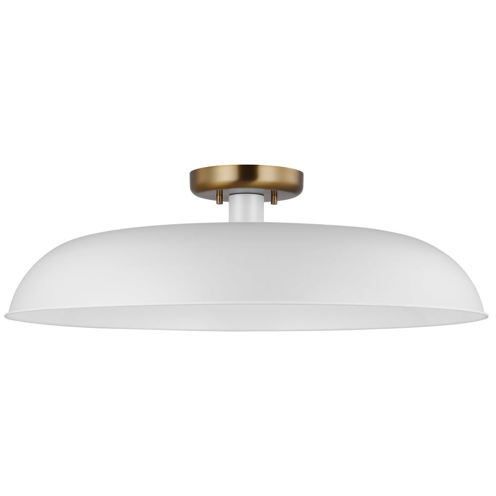 COLONY 1 LIGHT LARGE FLUSH<span class=' ItemWarning' style='display:block;'>Item is usually in stock, but we&#39;ll be in touch if there&#39;s a problem<br /></span>