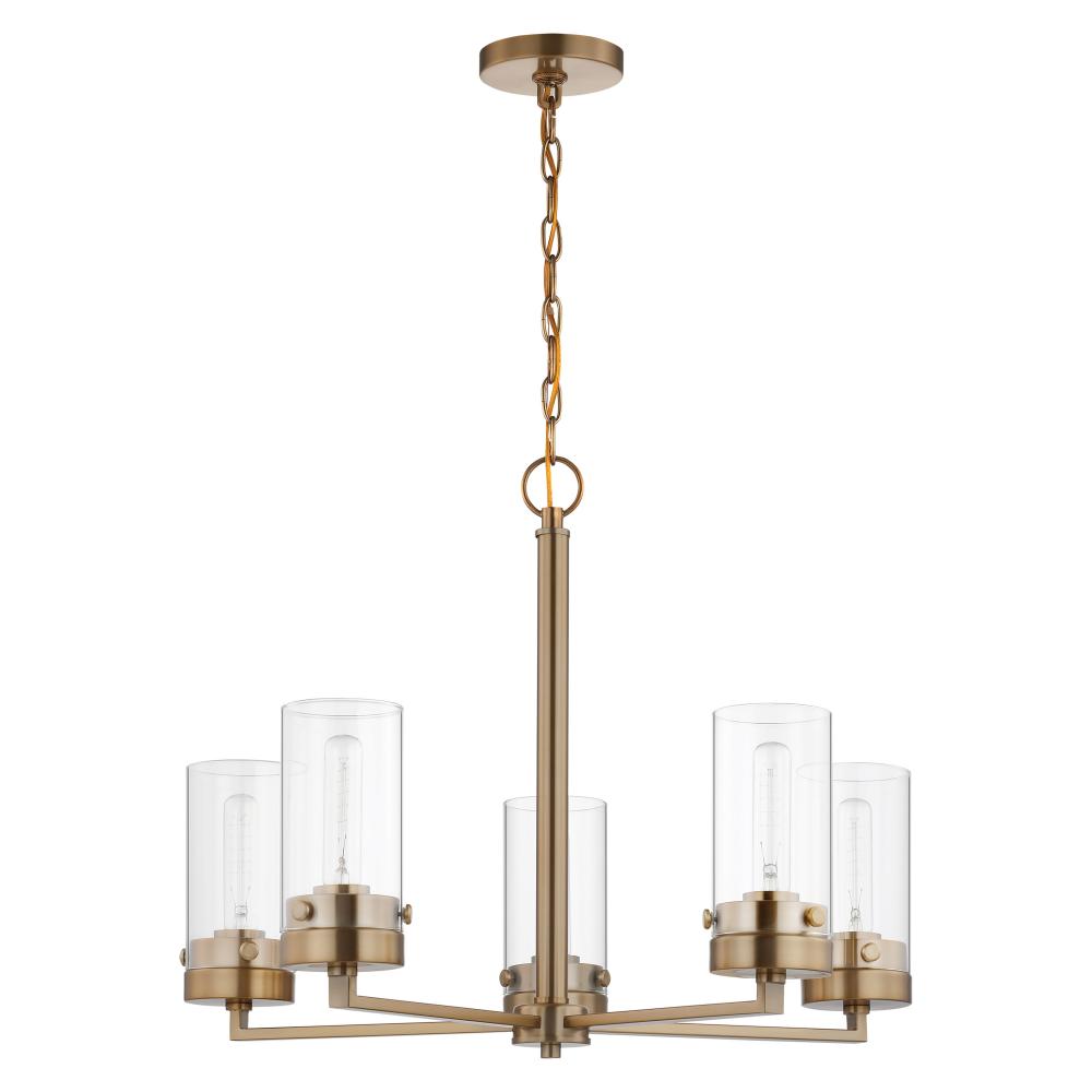 INTERSECTION 5LT CHANDELIER<span class=' ItemWarning' style='display:block;'>Item is usually in stock, but we&#39;ll be in touch if there&#39;s a problem<br /></span>