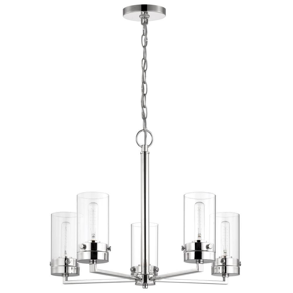 INTERSECTION 5LT CHANDELIER<span class=' ItemWarning' style='display:block;'>Item is usually in stock, but we&#39;ll be in touch if there&#39;s a problem<br /></span>