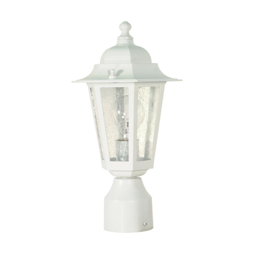 CORNERSTONE 1 LT POST LANTERN<span class=' ItemWarning' style='display:block;'>Item is usually in stock, but we&#39;ll be in touch if there&#39;s a problem<br /></span>