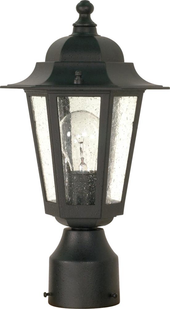 CORNERSTONE 1 LT POST LANTERN<span class=' ItemWarning' style='display:block;'>Item is usually in stock, but we&#39;ll be in touch if there&#39;s a problem<br /></span>