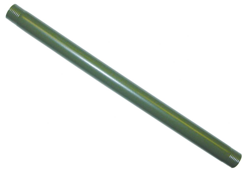 GREEN 12&#34; PIPE W/1/2&#34; THREAD<span class=' ItemWarning' style='display:block;'>Item is usually in stock, but we&#39;ll be in touch if there&#39;s a problem<br /></span>