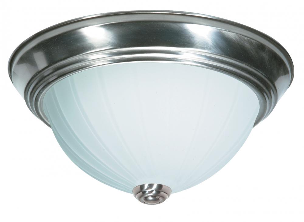 2 LIGHT 11&#34; FLUSH MOUNT<span class=' ItemWarning' style='display:block;'>Item is usually in stock, but we&#39;ll be in touch if there&#39;s a problem<br /></span>