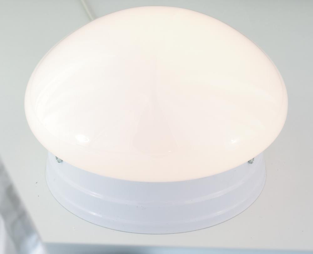 1 LIGHT SMALL MUSHROOM FLUSH<span class=' ItemWarning' style='display:block;'>Item is usually in stock, but we&#39;ll be in touch if there&#39;s a problem<br /></span>