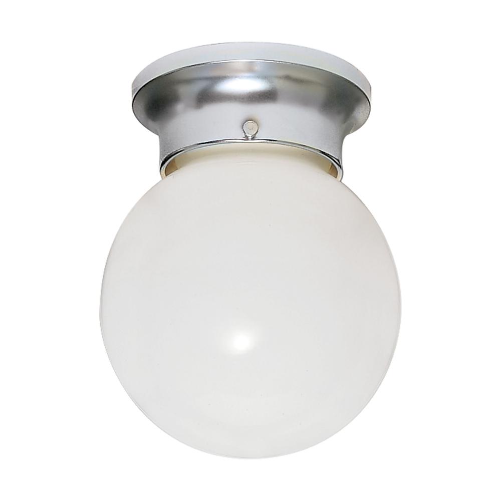 1 LIGHT 8&#34; BALL FIXTURE<span class=' ItemWarning' style='display:block;'>Item is usually in stock, but we&#39;ll be in touch if there&#39;s a problem<br /></span>