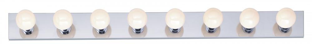 8 LIGHT 48&#34; VANITY STRIP<span class=' ItemWarning' style='display:block;'>Item is usually in stock, but we&#39;ll be in touch if there&#39;s a problem<br /></span>