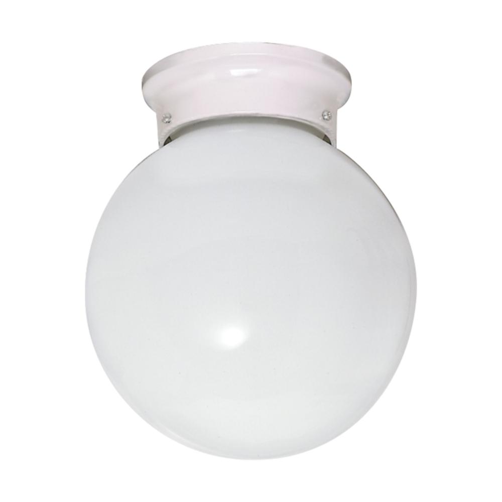 1 LIGHT 8&#34; BALL FIXTURE<span class=' ItemWarning' style='display:block;'>Item is usually in stock, but we&#39;ll be in touch if there&#39;s a problem<br /></span>