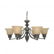 Nuvo 60/1274 - EMPIRE 6 LT CHANDELIER