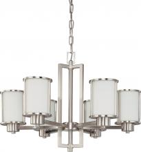 Nuvo 60/2853 - ODEON 6 LT CHANDELIER UP/DN