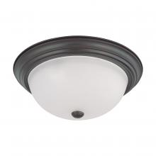 Nuvo 60/3147 - 3 LIGHT 15"FLUSH MOUNT