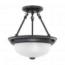 Nuvo 60/3148 - 2 LIGHT 11" SEMI-FLUSH