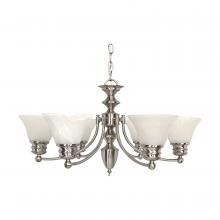 Nuvo 60/356 - EMPIRE 6 LT CHANDELIER