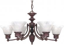 Nuvo 60/358 - EMPIRE 6 LT CHANDELIER