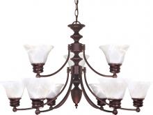 Nuvo 60/362 - EMPIRE 9 LT CHANDELIER