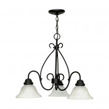 Nuvo 60/378 - CASTILLO 3 LT CHANDELIER