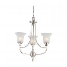 Nuvo 60/4145 - SURREY 3 LIGHT CHANDELIER