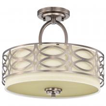 Nuvo 60/4729 - HARLOW 3 LIGHT SEMI-FLUSH