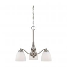 Nuvo 60/5042 - PATTON 3 LT CHANDELIER/DOWN