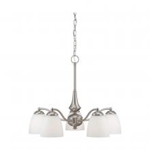 Nuvo 60/5043 - PATTON 5 LT CHANDELIER/DOWN