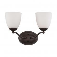 Nuvo 60/5132 - PATTON 2 LIGHT VANITY