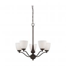 Nuvo 60/5135 - PATTON 5 LIGHT CHANDELIER/UP