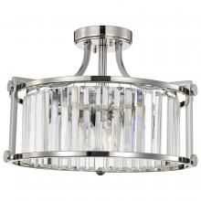 Nuvo 60/5763 - KRYS 3 LIGHT SEMI FLUSH