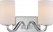 Nuvo 60/5802 - WILLOW 2 LT VANITY FIXTURE