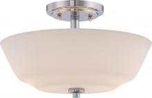 Nuvo 60/5806 - WILLOW 2 LT SEMI FLUSH