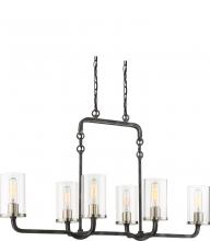 Nuvo 60/6124 - SHERWOOD 6 LIGHT ISLAND PEND