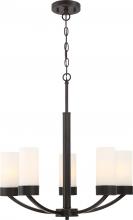 Nuvo 60/6325 - DENVER 5 LIGHT CHANDELIER