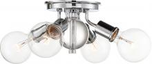 Nuvo 60/6564 - BOUNCE 4 LIGHT FLUSH MOUNT