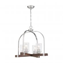 Nuvo 60/6966 - ARABEL 4 LIGHT CHANDELIER