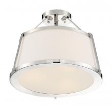 Nuvo 60/6996 - CUTTY 3LT SEMI FLUSH