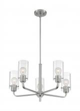 Nuvo 60/7175 - SOMMERSET 5 LIGHT CHANDELIER