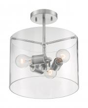 Nuvo 60/7178 - SOMMERSET 3 LIGHT SEMI FLUSH