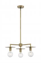 Nuvo 60/7243 - BIZET 3 LIGHT CHANDELIER