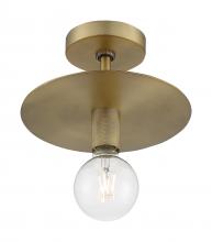 Nuvo 60/7244 - BIZET 1 LIGHT SEMI FLUSH