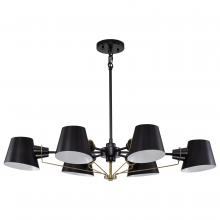 Nuvo 60/7386 - BAXTER 6 LIGHT CHANDELIER