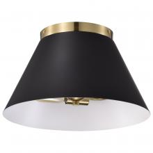 Nuvo 60/7417 - DOVER 3 LIGHT SMALL FLUSH