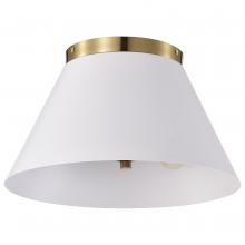 Nuvo 60/7418 - DOVER 3 LIGHT SMALL FLUSH