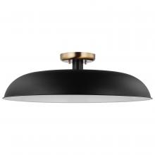 Nuvo 60/7497 - COLONY 1 LIGHT LARGE FLUSH